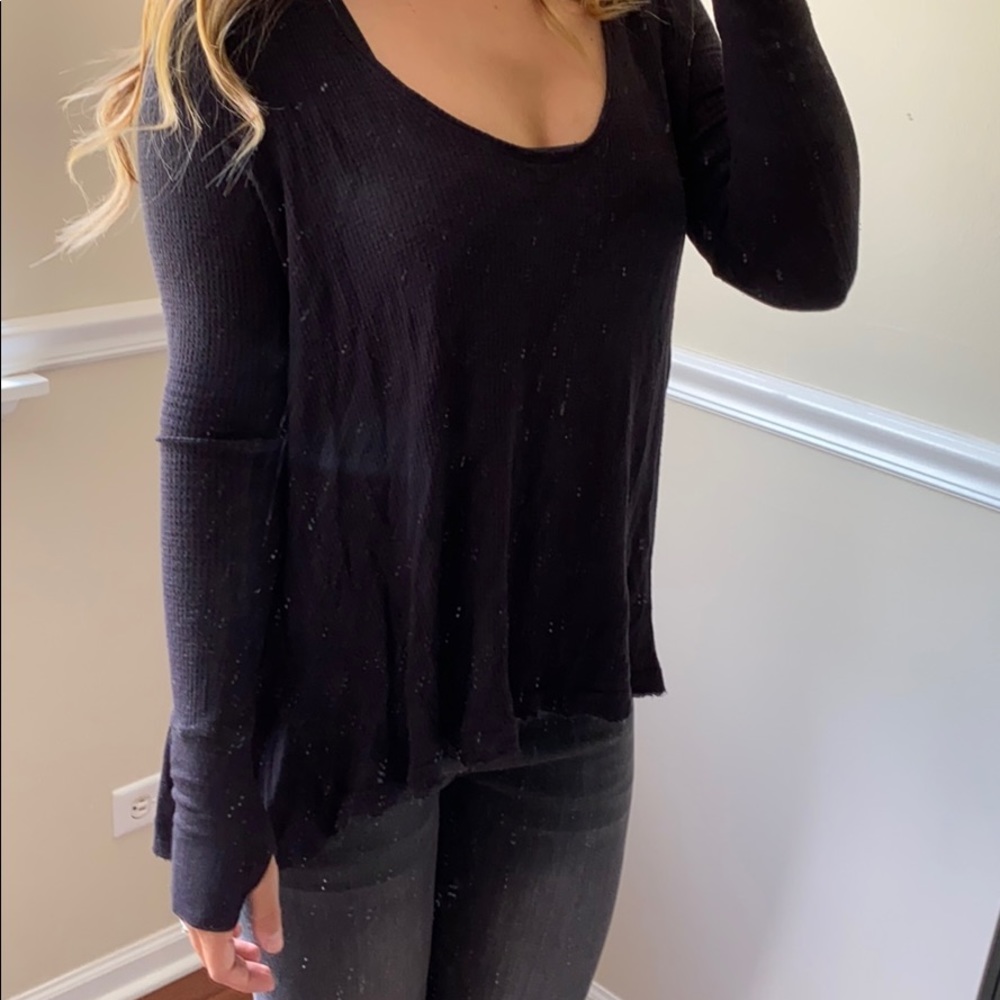 Free people thermal long sleeve top